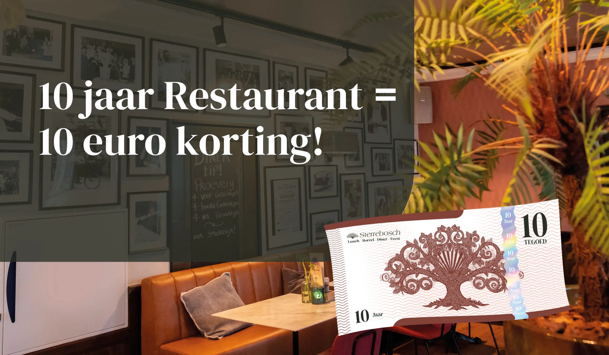 Sterrebosch 10 jaar restaurant Wijchen