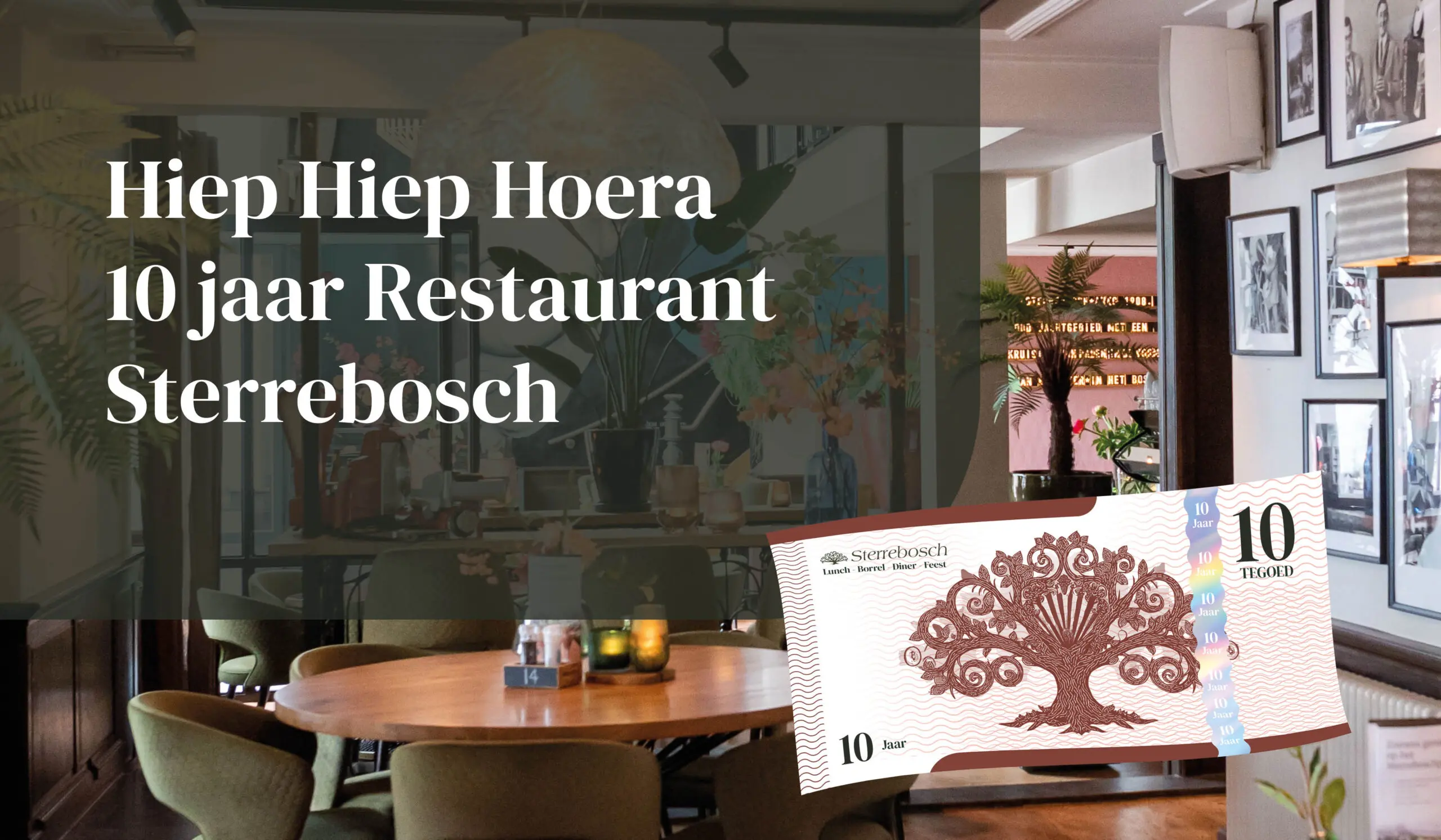Sterrebosch 10 jaar restaurant Wijchen
